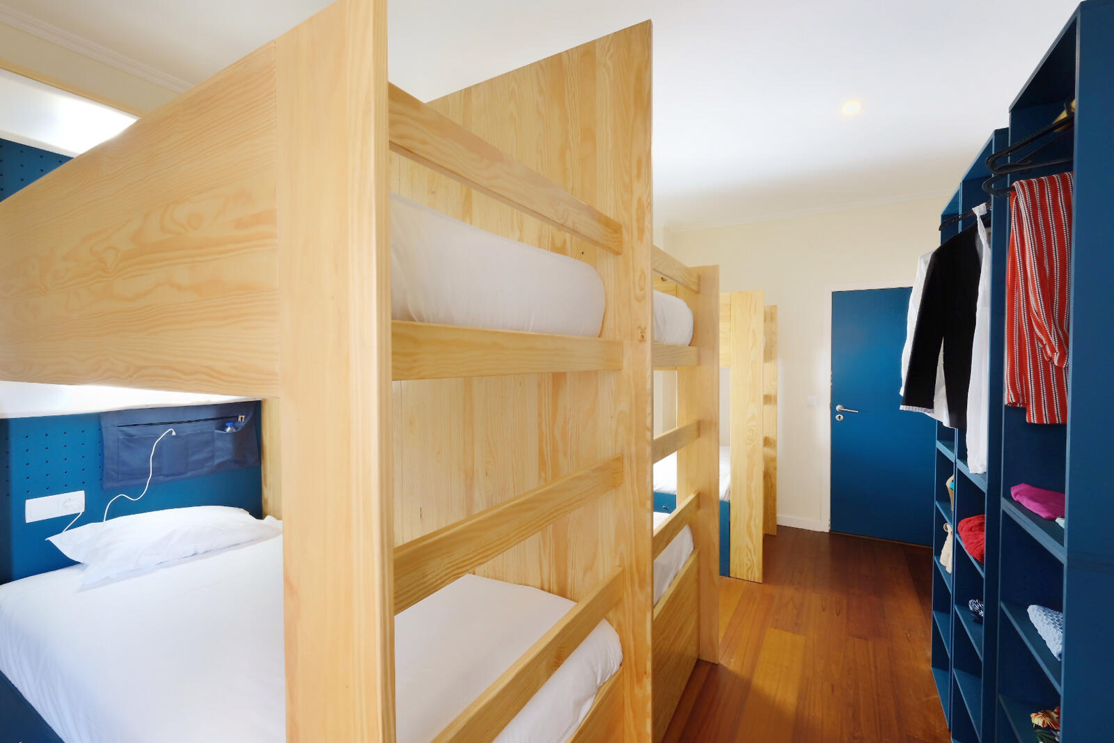 Dorm bed in a shared room